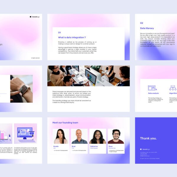 Sales and marketing materials